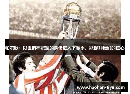 帕尔默：以世俱杯冠军的身份进入下赛季，能提升我们的信心